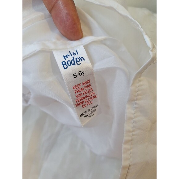 MINI BODEN White Tulle Skirt Sz 5-6 yrs Ballerinas Dance Party Festival Casual - Picture 4 of 6